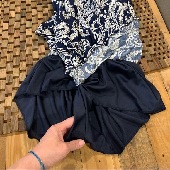 Nordstrom Vintage Havana Stretchy Paisley Romper - Picture 8 of 16